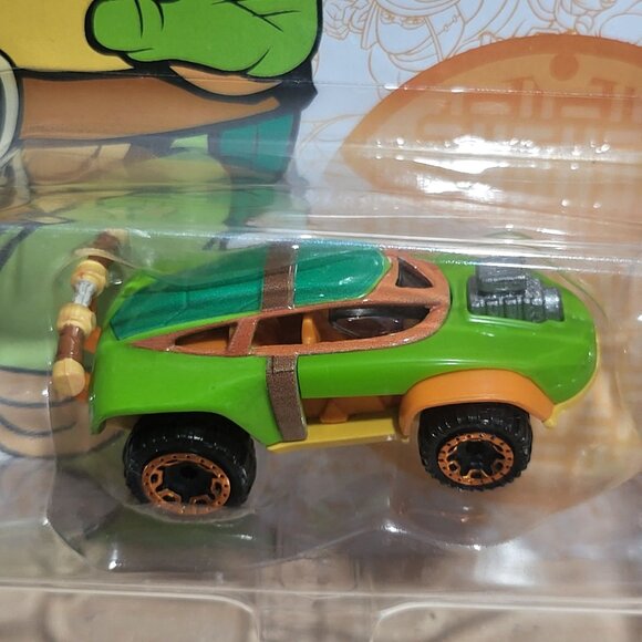 Hot Wheels Character Car Michelangelo Teenage Mutant Ninja Turtles 2020 - Picture 7 of 9